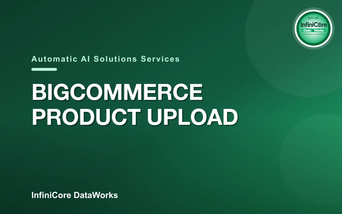 BigCommerce Product Upload