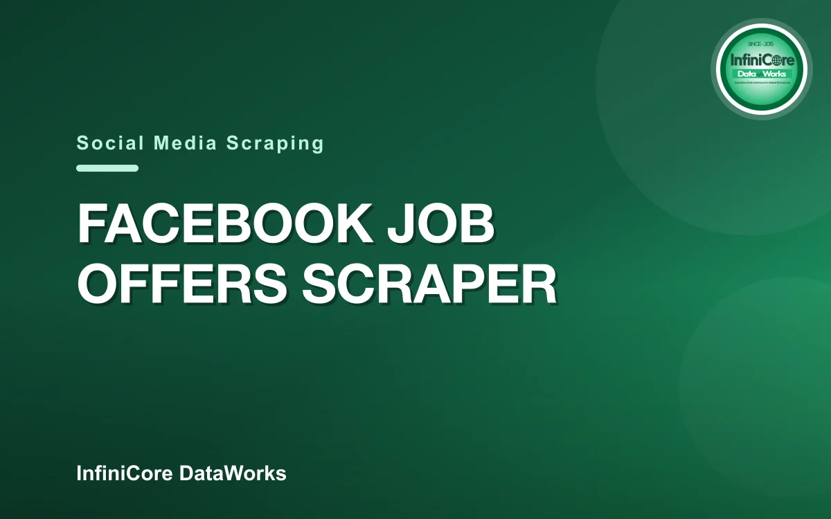 Facebook Job Offers Scraper