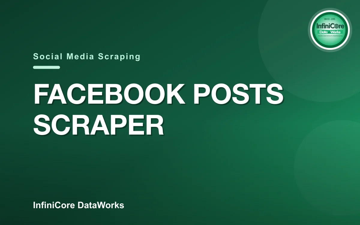 Facebook Posts Scraper