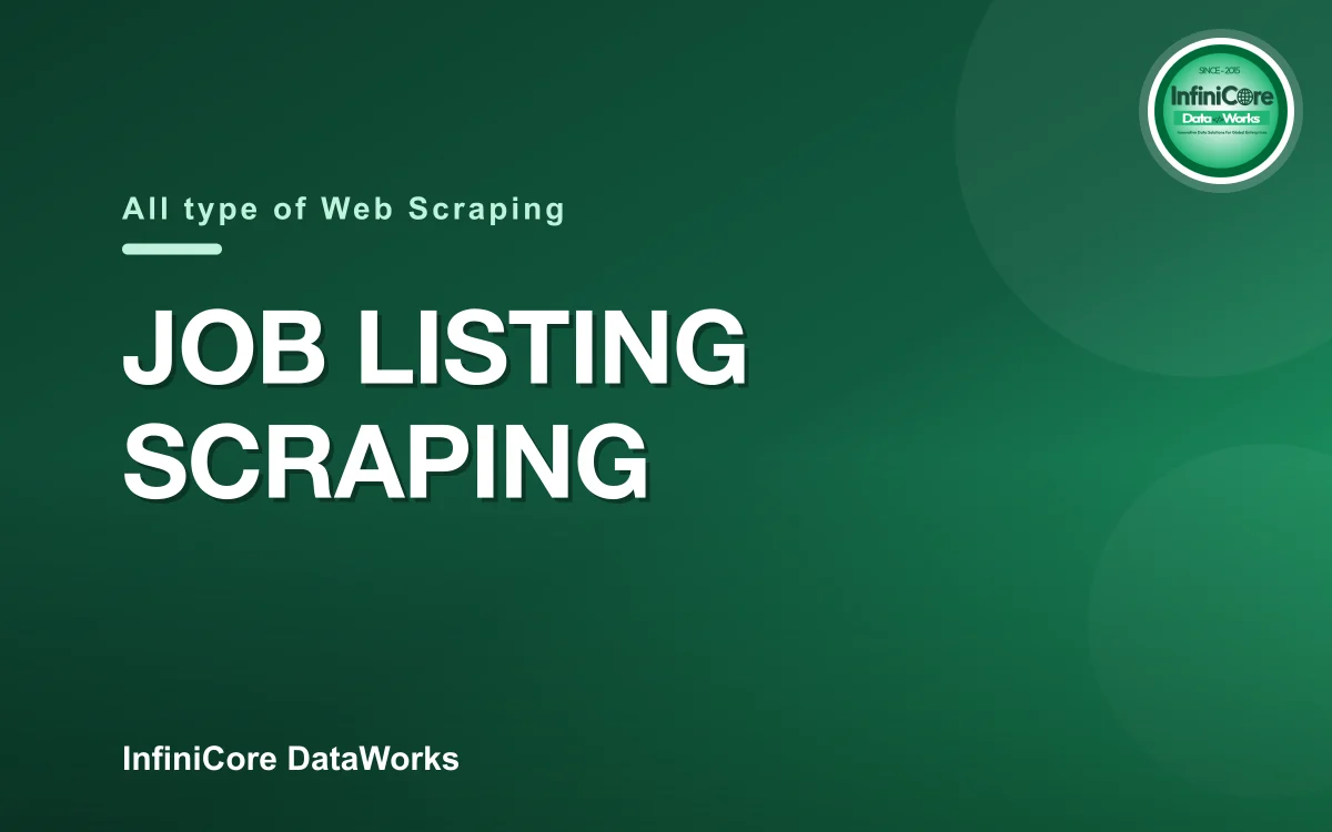 Job Listing Scraping