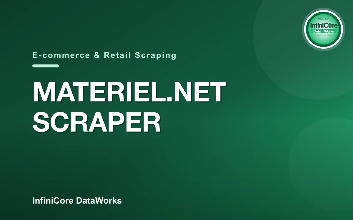 Materiel Net Scraper