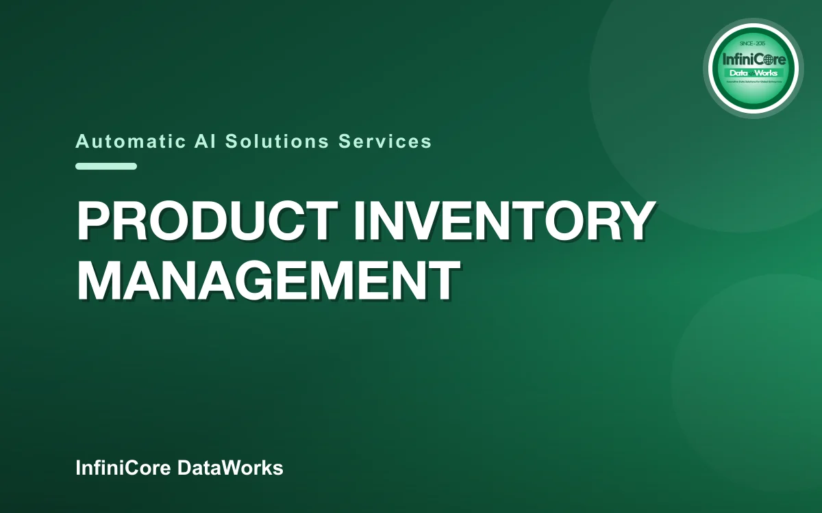 Product Inventory Management