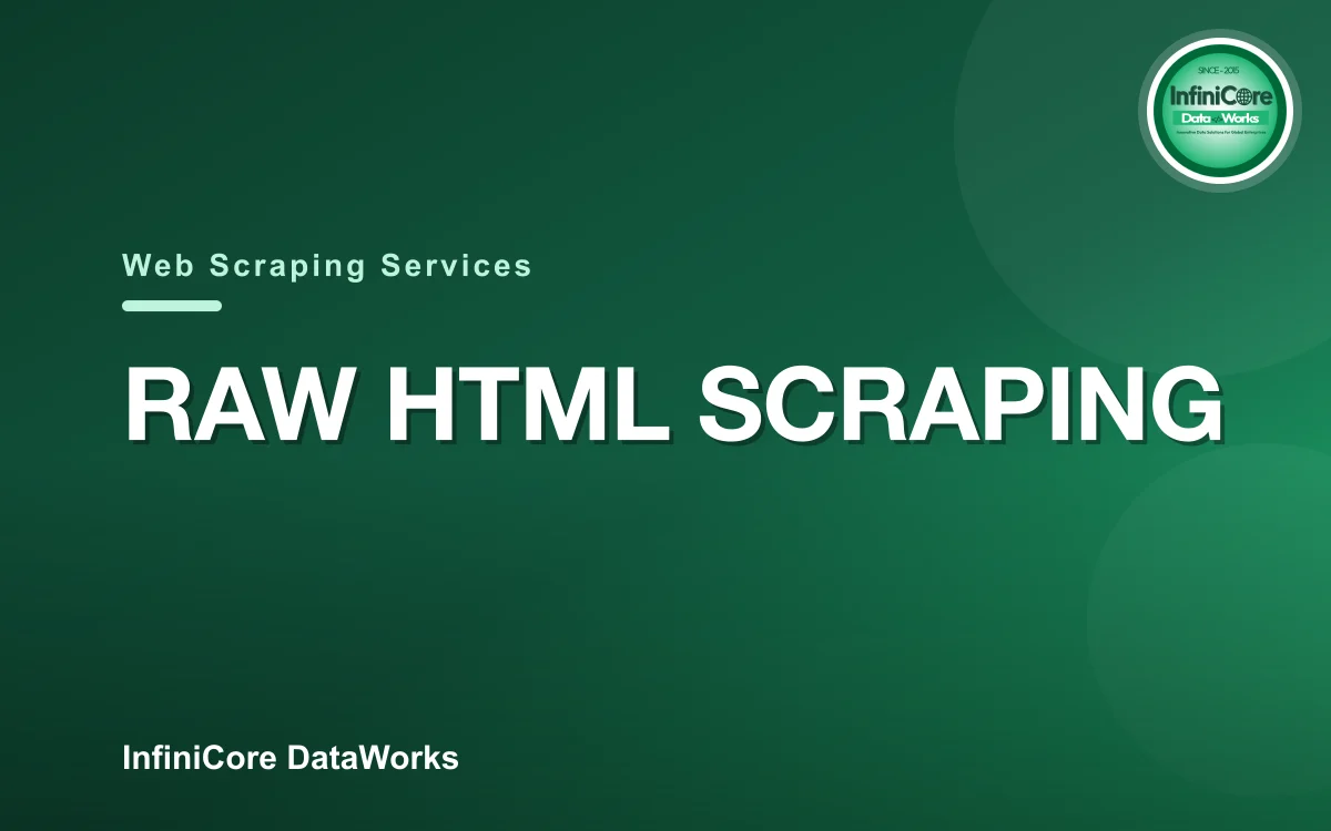 Raw HTML Scraping