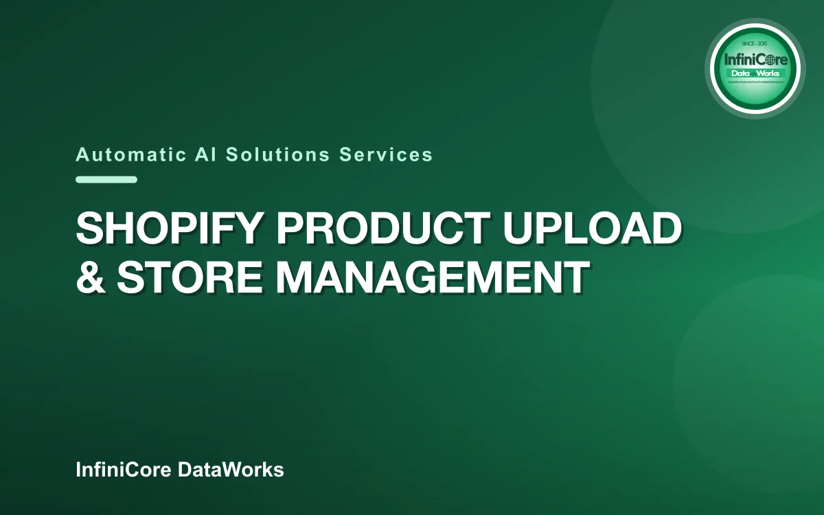 Shopify Product Upload & Store Management