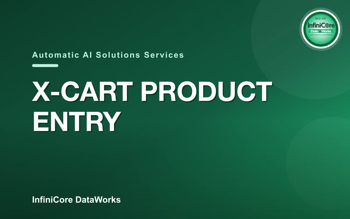 X-Cart Product Entry